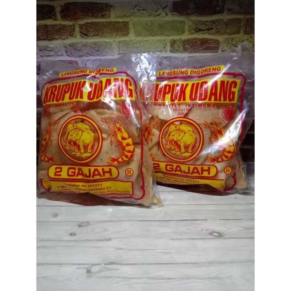 

kerupuk udang cap 2 gajah 250gr