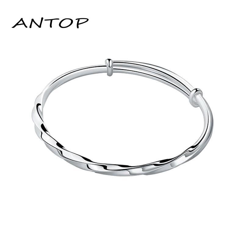 Gelang Electroplating Adjustable Tahan Lama Tidak Pudar Untuk Wanita