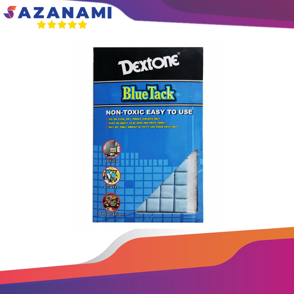 

DEXTONE BLUETACK BLUE TACK LEM ATK LEM DEXTONE LEM PENGGANTI PIN PAKU