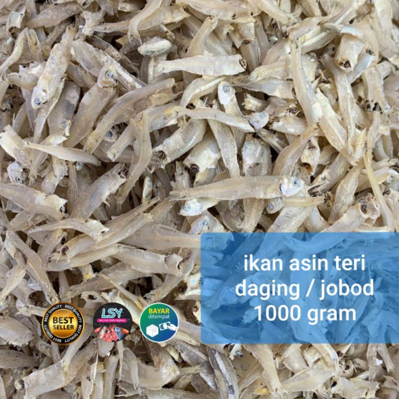 

ikan asin teri daging / teri jobod super 1000 gram