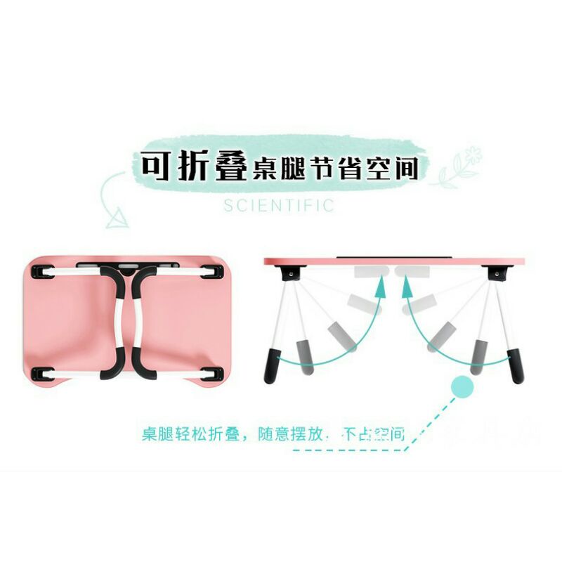 Meja Laptop Lipat Foldable Stand Notebook Desk Table Z22