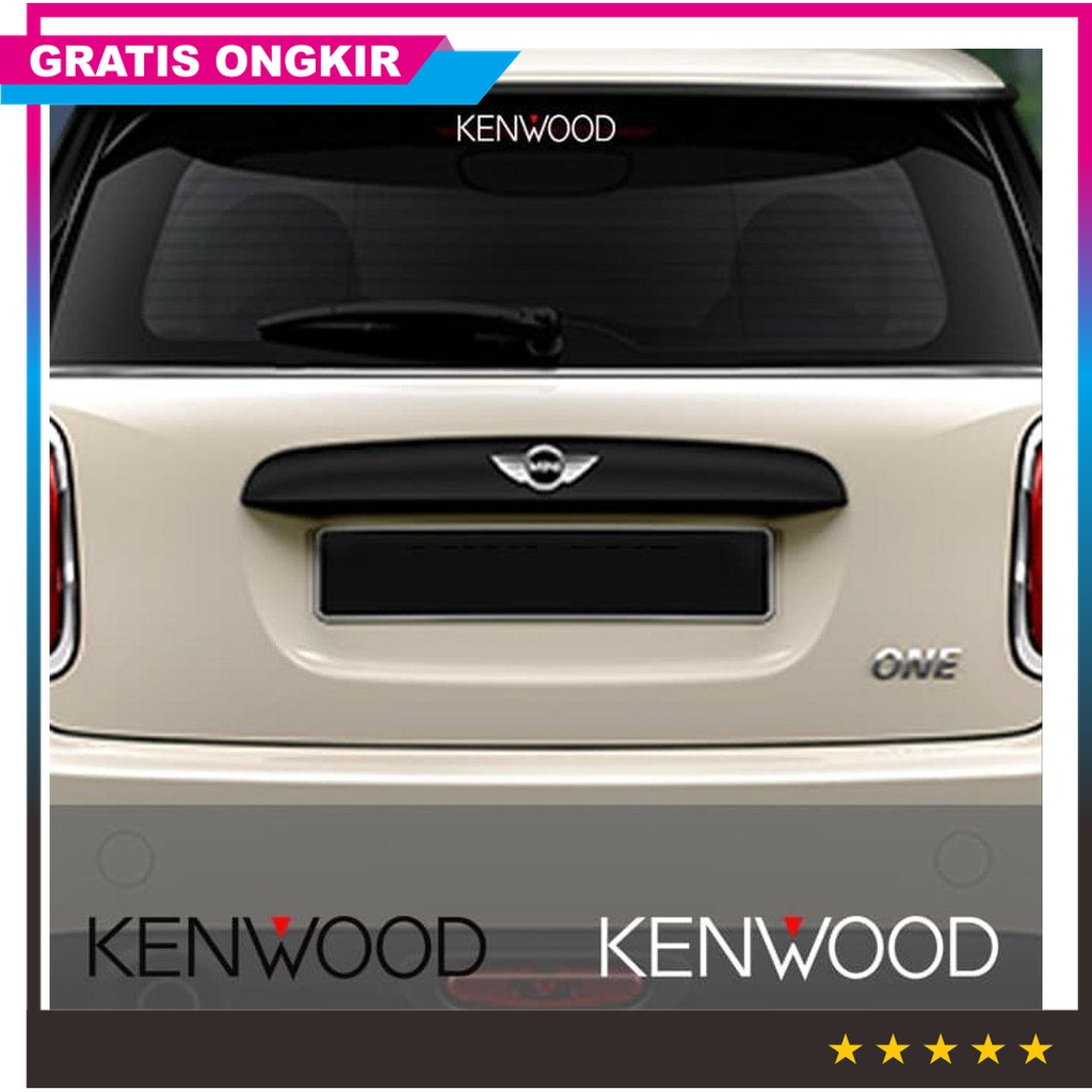 Promo Stiker Kenwood Cutting Sticker Pintu Kaca Mobil 30 Cm Sound