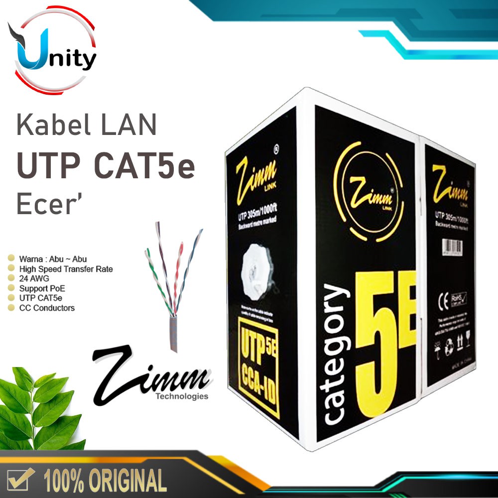 Kabel LAN UTP CAT 5e Kabel UTP CAT5e Kabel CAT-5e Eceran