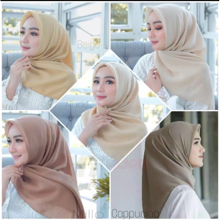 Bella Square New “warna part 2&quot; || hijab segiempat