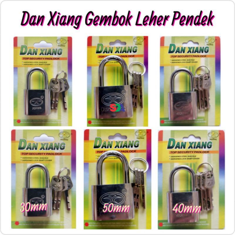 Gembok Pagar Danxiang Panjang &amp; Pendek