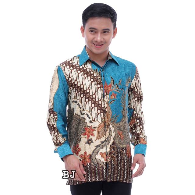 KEMEJA BATIK SEMI SUTERA SILKY PREMIUM