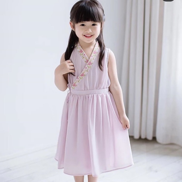 hanbok anak/ hanbok korea anak/ kostum korea anak/ Dress imlek/ cny anak perempuan