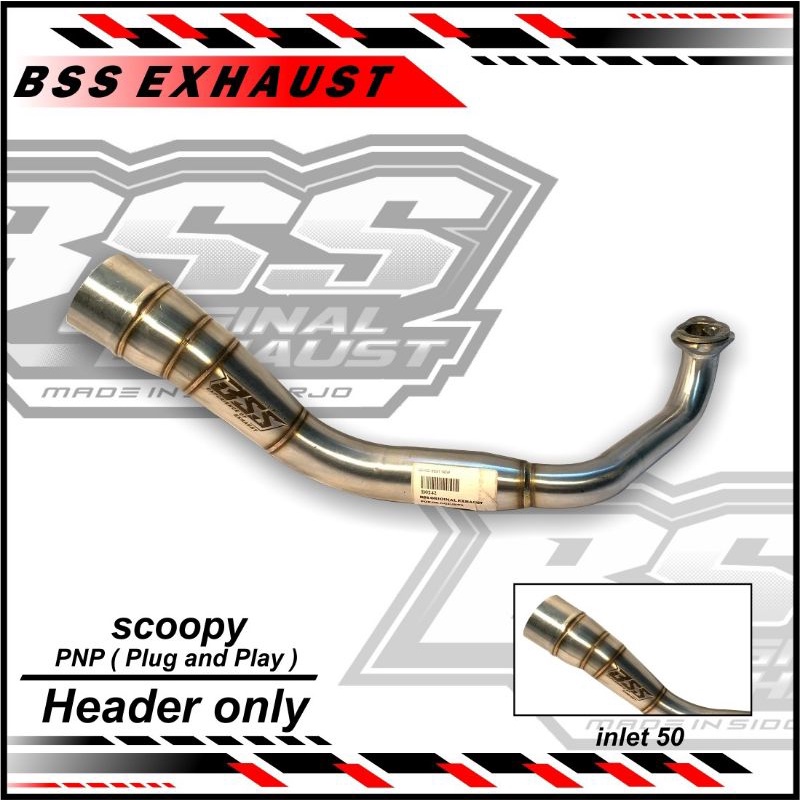 LEHER SCOOPY ONLY BSS EXHAUST