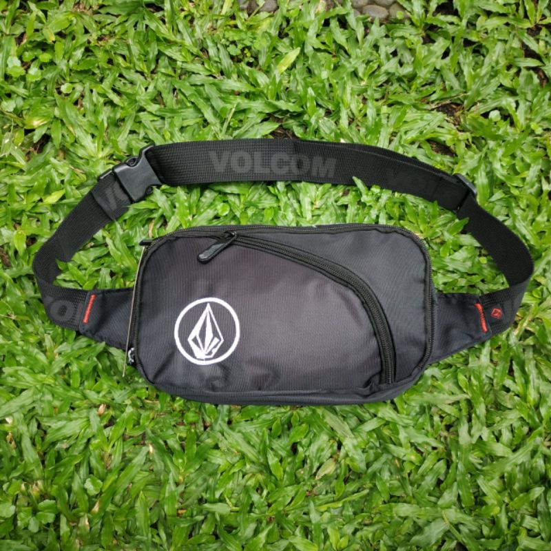 TAS SURFING/WAISTBAG/TAS SELEMPANG/SLEMPANG/WESBEG/TAS SEPEDA TERBARU VOLCOM ORIGINAL BERMERK LOGO P