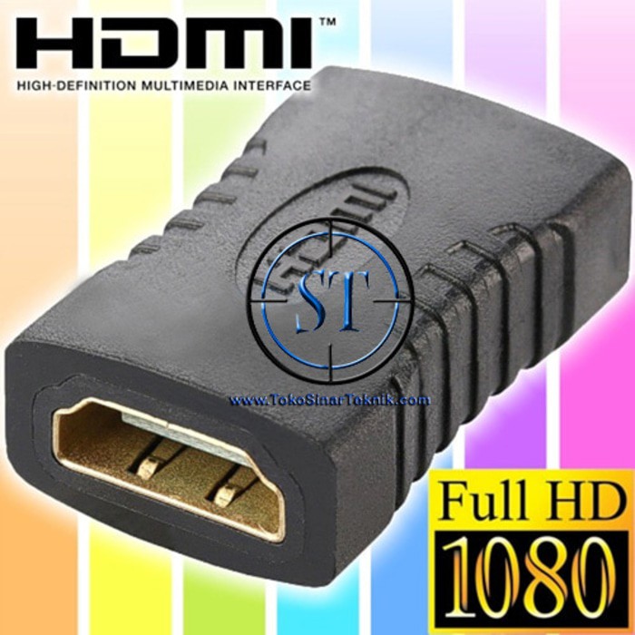 Barel HDMI Sambungan HDMI Konektor HDMI Female to HDMI Female BA-153A