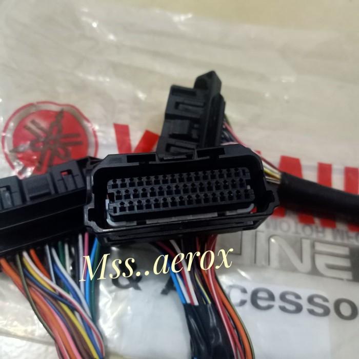 soket ecu ecm yamaha aerox 155 vva ori 48 pin potongan kabel body