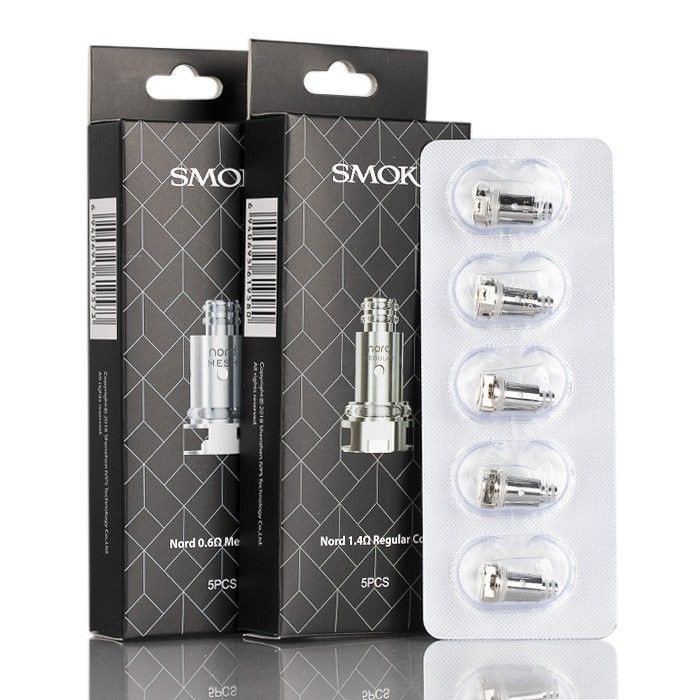 Coil Smok Nord Replacement - 100% Authentic - Smok Nord Coil Pod Vape - 0.6 OHM Mesh Coil