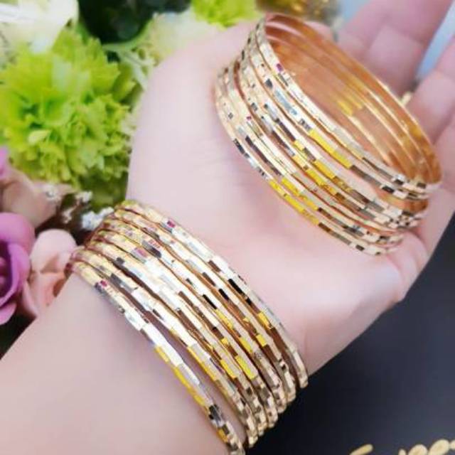 Xuping set perhiasan lapis emas 24k 1807