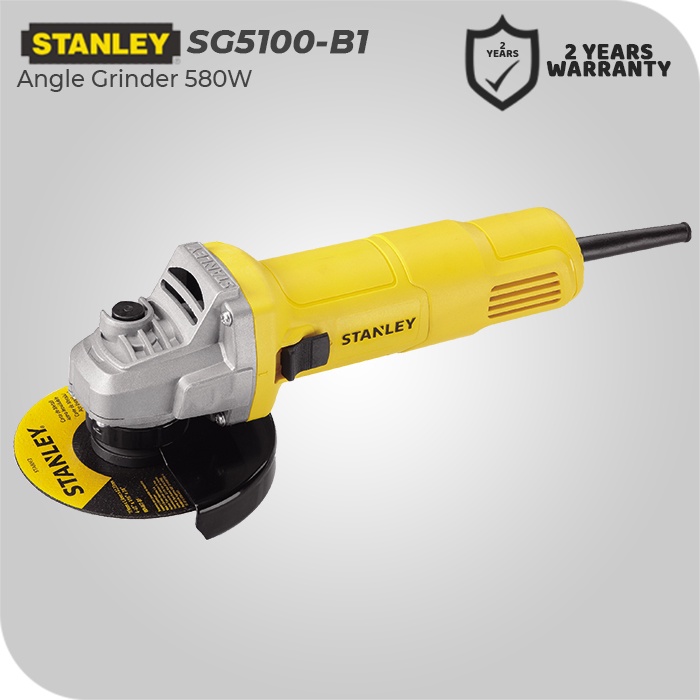 Stanley Angle Grinder / Gerinda Tangan Listrik 580W 100mm SG5100