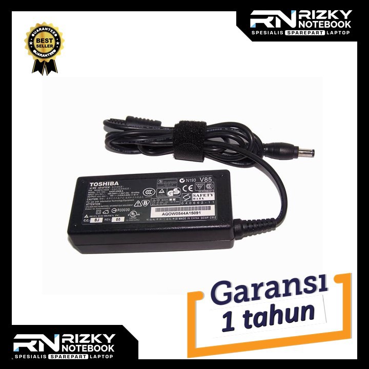 Adaptor Original Toshiba 19V 3.42A Garansi 1 tahun