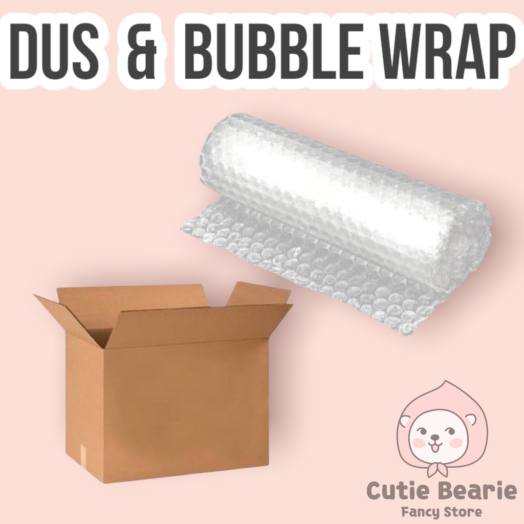 

[WAJIB] EXTRA BUBBLE WRAP & DUS AGAR PAKET LEBIH AMAN