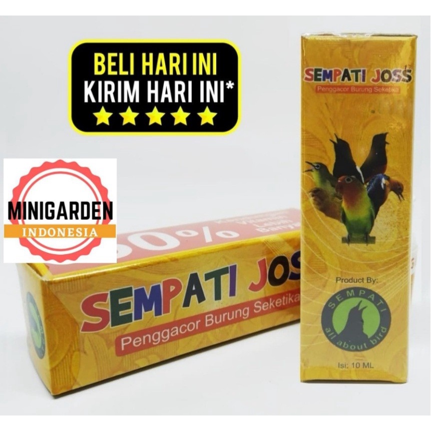 VITAMIN BURUNG SEMPATI JOSS supplement burung gacor murai lovebird