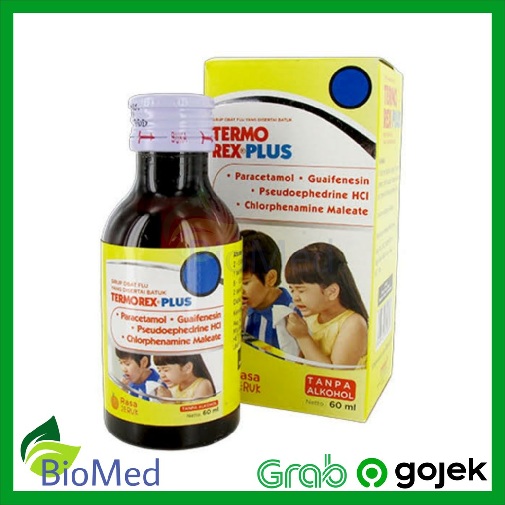 Termorex Plus Sirup 60 Ml Obat Demam Pusing Flu Batuk Pilek Anak Indonesia