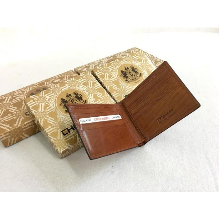 Dompet Kulit Checkers 18N - asli