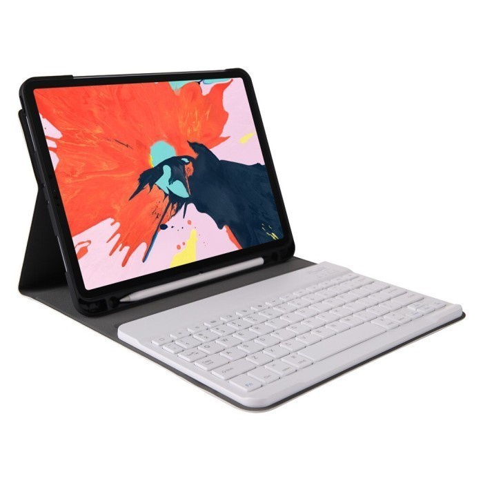 Ipad 10.2/ Air/ Pro 10.5 Paket Super Lengkap Keyboard + Sarung + Mouse Bluetooth Book Case Sarung + Keyboard Wireless Bersertifikat Resmi Penggunaan Bluetooth Book Case FS Smart Cover CaseSeller