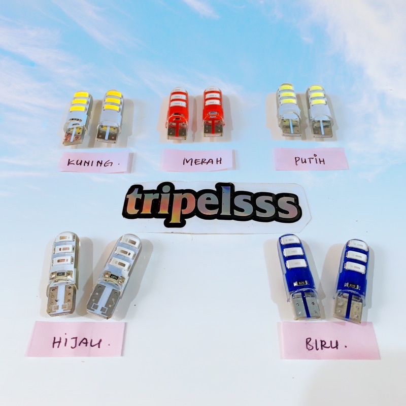 Bohlam lampu sein LED Lampu sen senja kota stanby diam universal motor