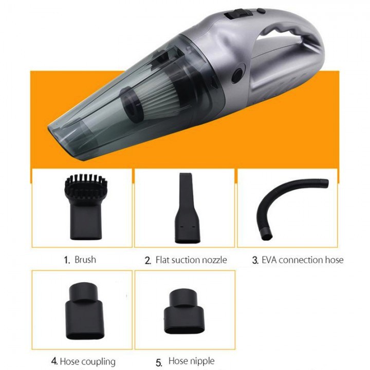 120W 12V Portable Wet Dry Car Vacuum Cleaner - VCM06