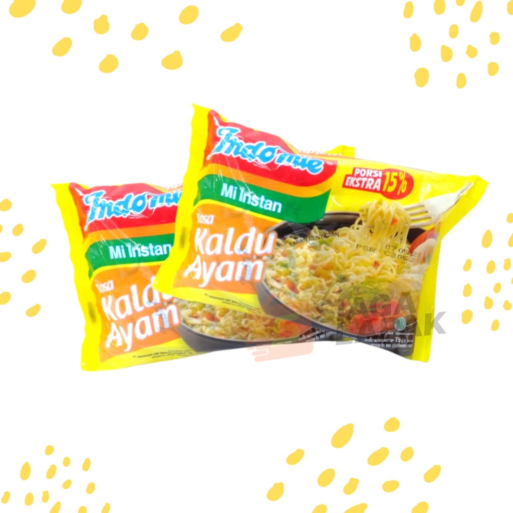 Indomie Kaldu Ayam Mie Kuah 1pcs - Indomi Mie Instan