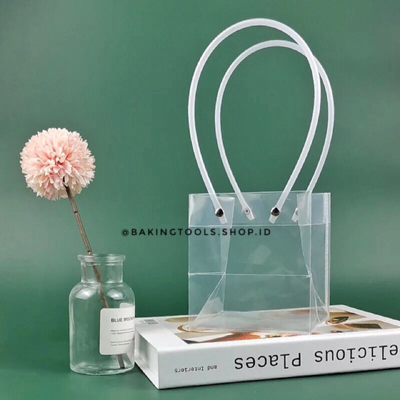 PVC Transparant Bag Import/ Goodie Bag Transparan/ Tas Hadiah/ Gift Bag Packaging