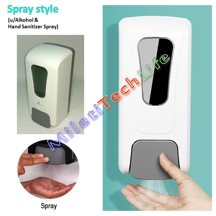 F1409M Manual Hand Soap Dispenser Foam Gel Spray Tempat Sabun Hotel