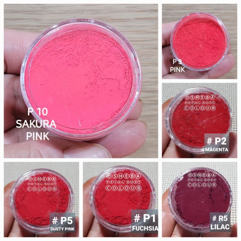 

[Osheba] gumpaste petal dust khusus gumpaste variant pink