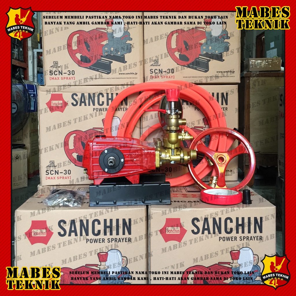 SANCHIN SCN-30 / SCN30 / SCN 30 - MESIN JET CLEANER CUCI MOBIL MOTOR - ENGINE POWER SPRAYER