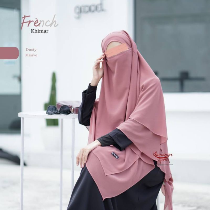 (KHUMAIRA SYAR'I) FRENCH KHIMAR (FK) NEHA BY KHUMAIRA