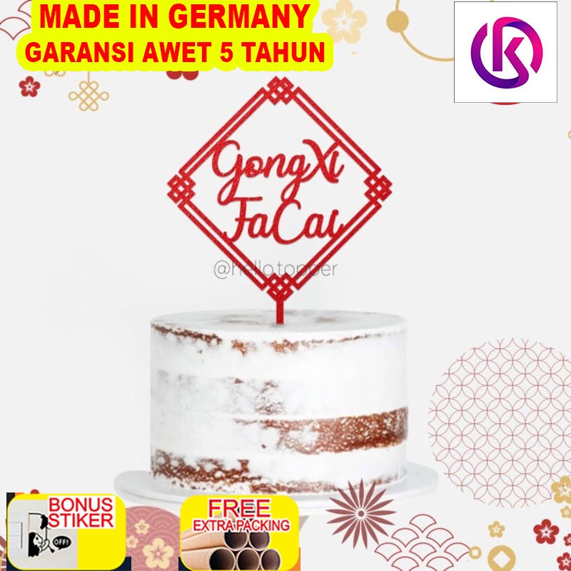 

Grosir Topper Imlek - CNY02 | Chinese New Year Topper | Cake Topper Imlek