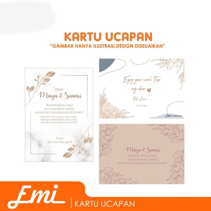 Kertas Kado + Kartu Ucapan