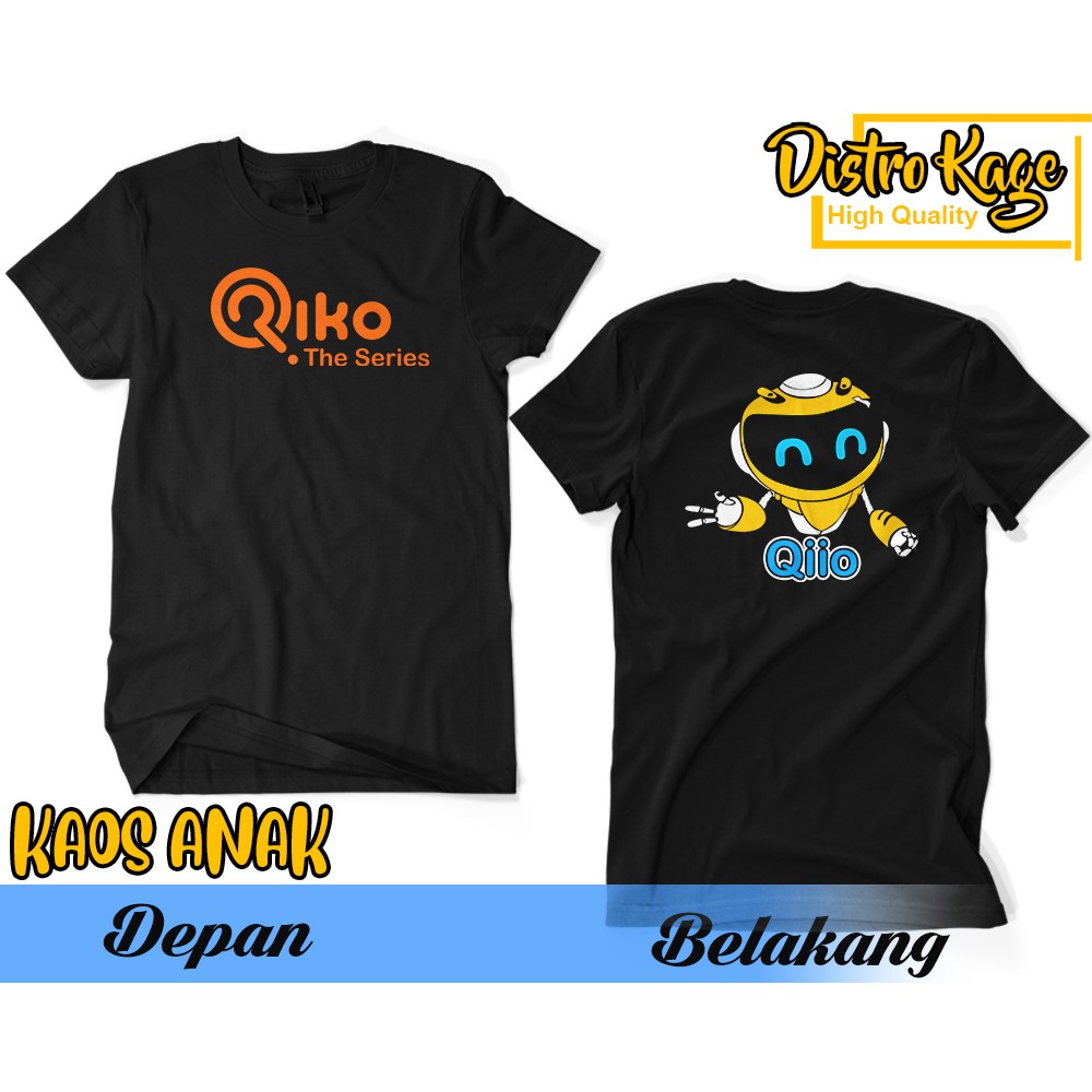 Kaos Anak Laki Laki DB 01 Film Karun Qiio Teman Robot Riko The Series Logo Cotton Combad 30s Islami