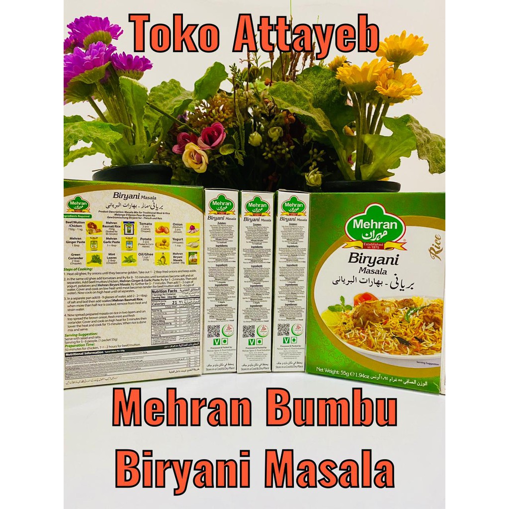 Bumbu Mehran Nasi Briyani Paling Enak di Dunia Mehran Masala (Exp 2026)