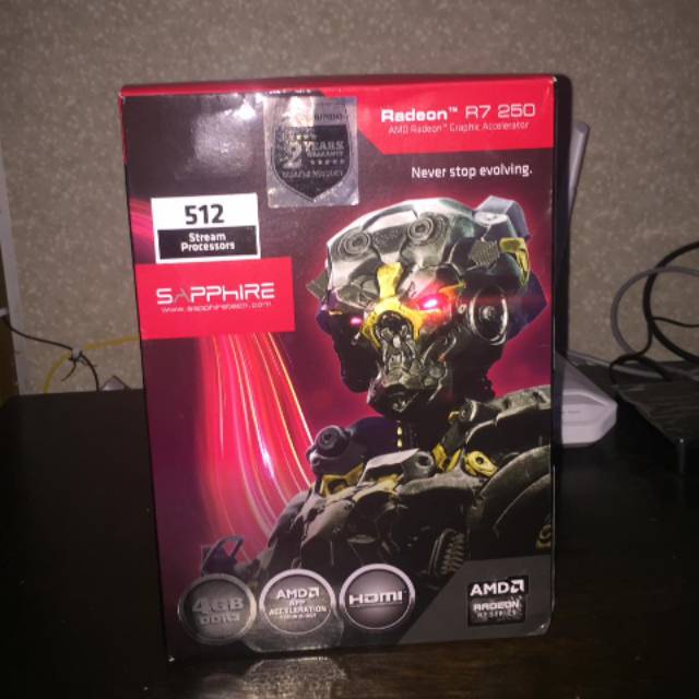 SAPPHIRE R7 250 4GB 512sp Edition DDR3