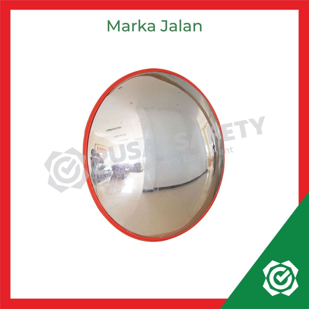 Convex Mirror Indoor 60cm Cermin Kaca Tikungan Cembung Safety