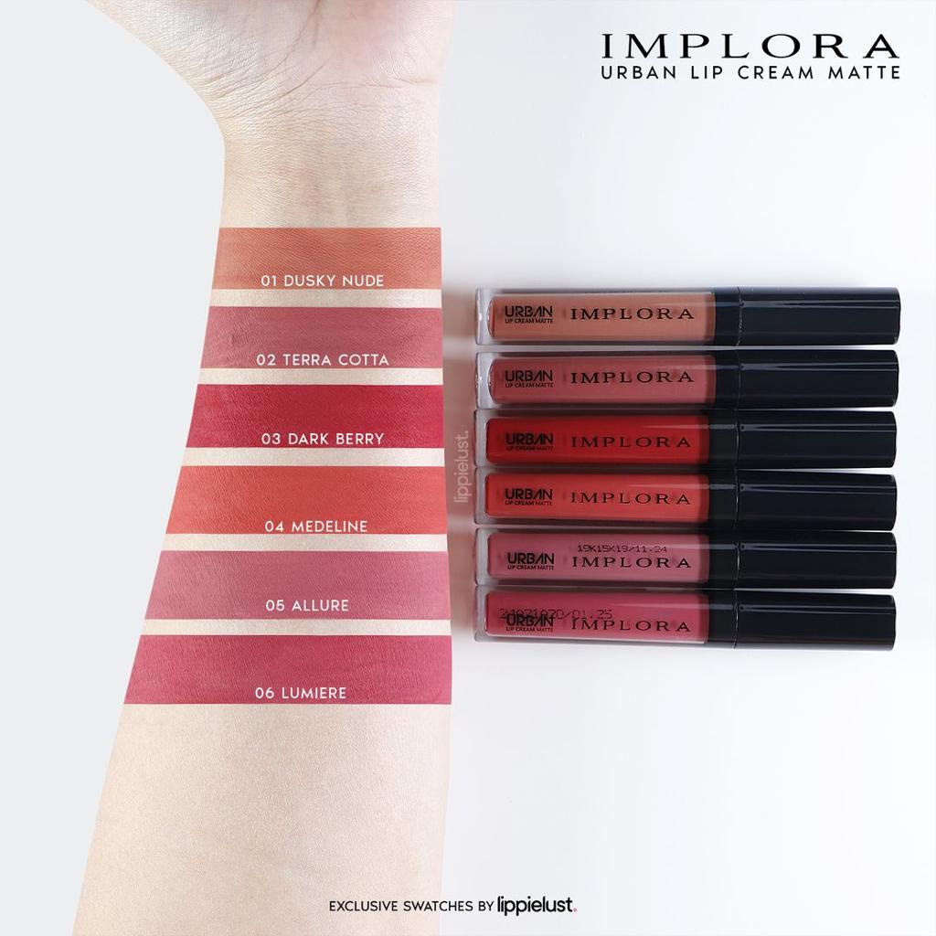 IMPLORA URBAN LIP CREAM MATTE - LIPSTICK IMPLORA - LIPSTIK IMPLORA