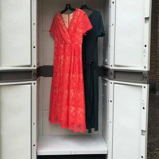  LEMARI  PAKAIAN  PLASTIK GANTUNG  GAMIS  2 PINTU EXCLUSIVE 