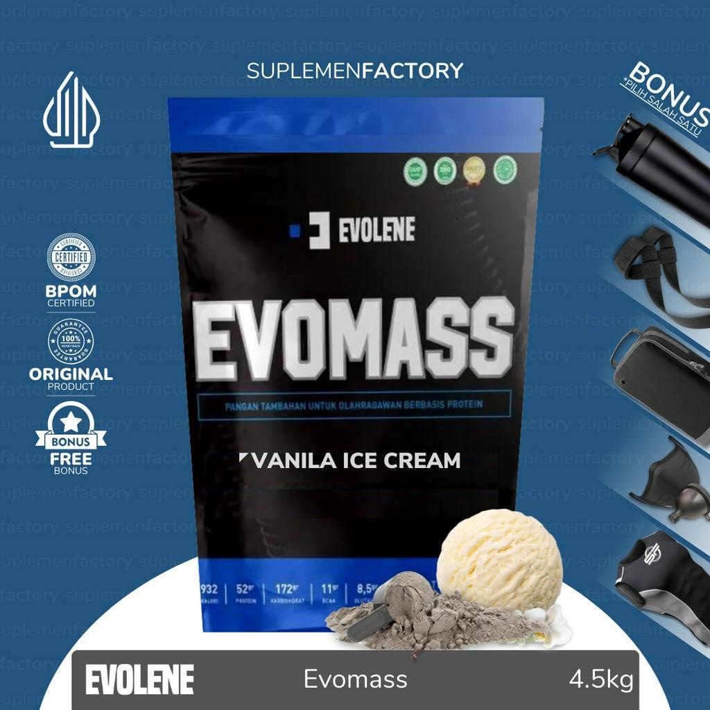 Evolene Evomass Evo Mass 4500 gram 4,5kg 4500gr Gainer