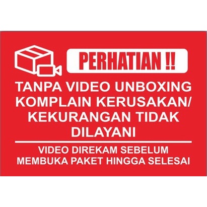 

Stiker Unboxing Hadiah Sticker SKC 2-7