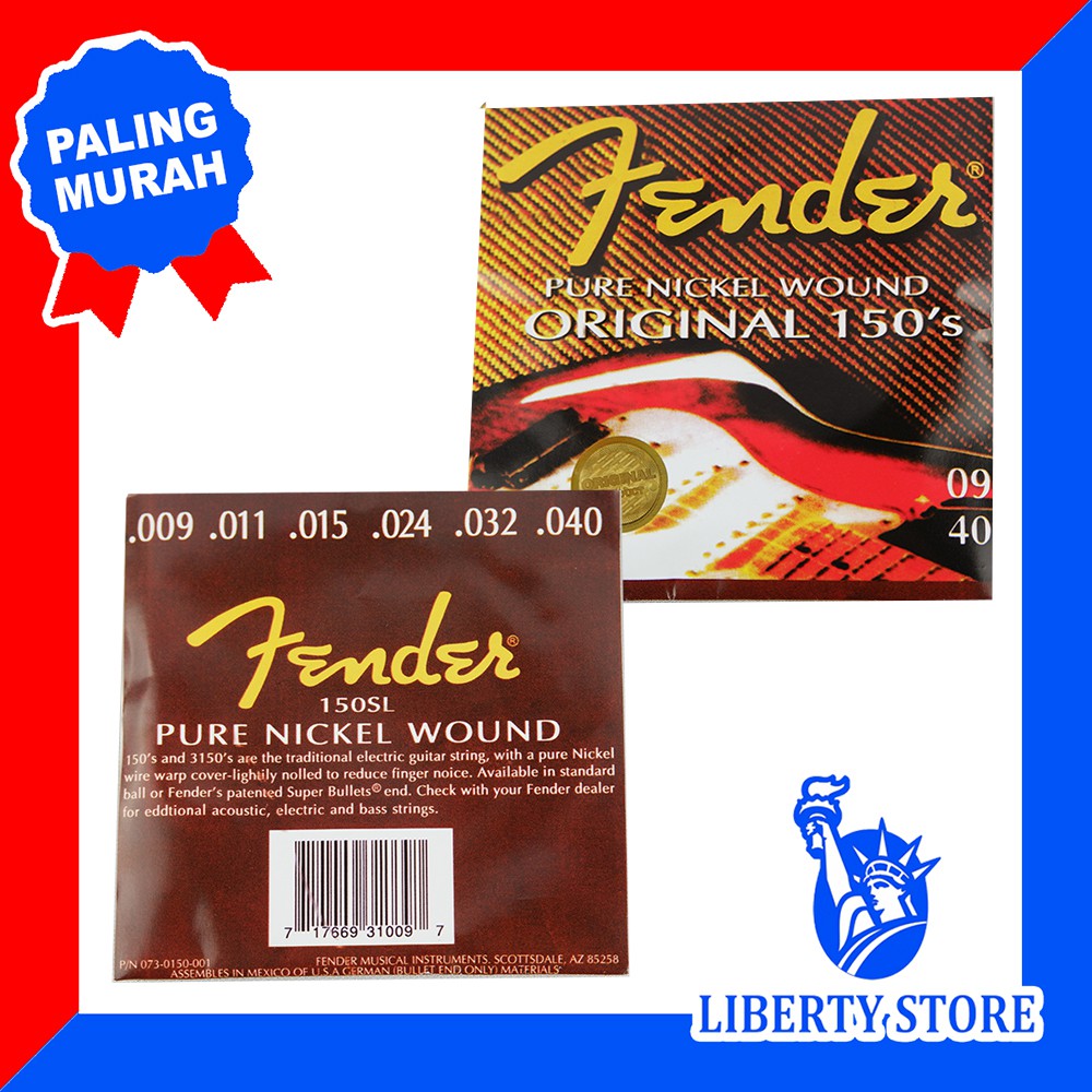 Senar Gitar Elektrik Original Fender 150 SL