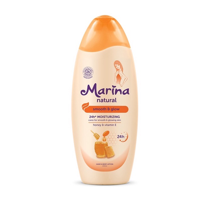 Marina Hand Body Lotion Natural 95ml / 190ml 200ml