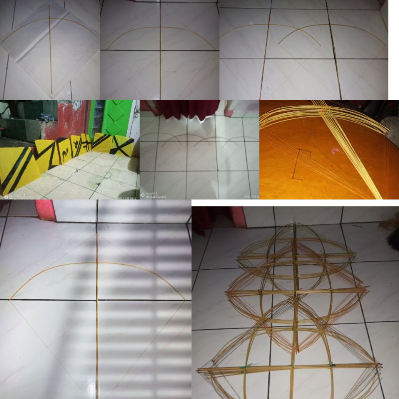 Arku layangan Munaroh ukuran 57/48..58/50 setelan