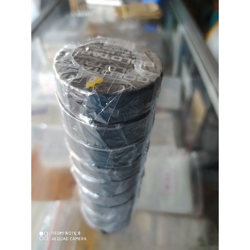 

ISOLASI HITAM / GOLD TAPE 5milx5/8inc