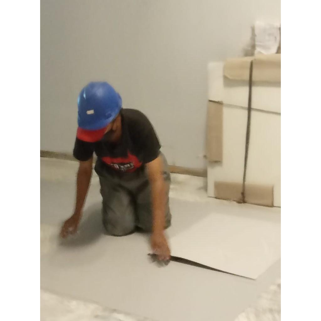JASA PASANG LANTAI VINYL TANPA LEM