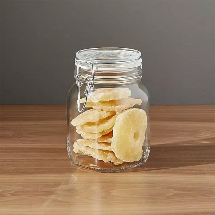 Hermetico 1L/Toples Hermetico/Toples Kaca/Toples Kue/Toples Bubuk/ 1 L