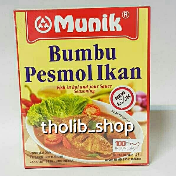 

Munik bumbu pesmol ikan 105 gr