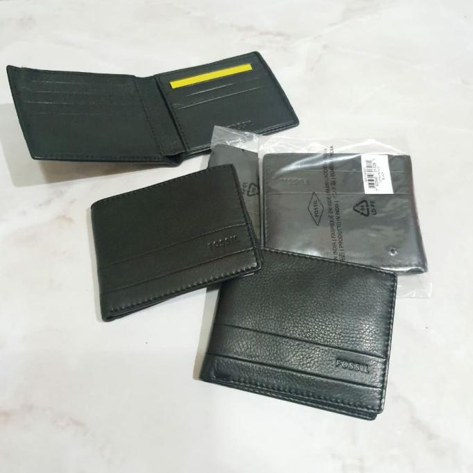Hari Ini Dompet Pria Fossil Lufkin Bifold Black Asli Ready Murah Ori Berkualitas